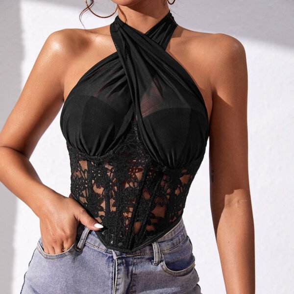 Cross Skull Printed Trendy Long Sleeve Top - Image 2